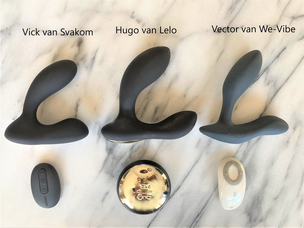 Vick prostaat massager van Svakom in compacte beginner-vriendelijke vorm op neutrale achtergrond