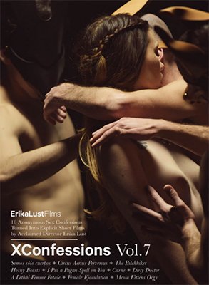 XConfessions Vol. 7 erotische documentaire DVD van De Paarse Keizerin op witte achtergrond