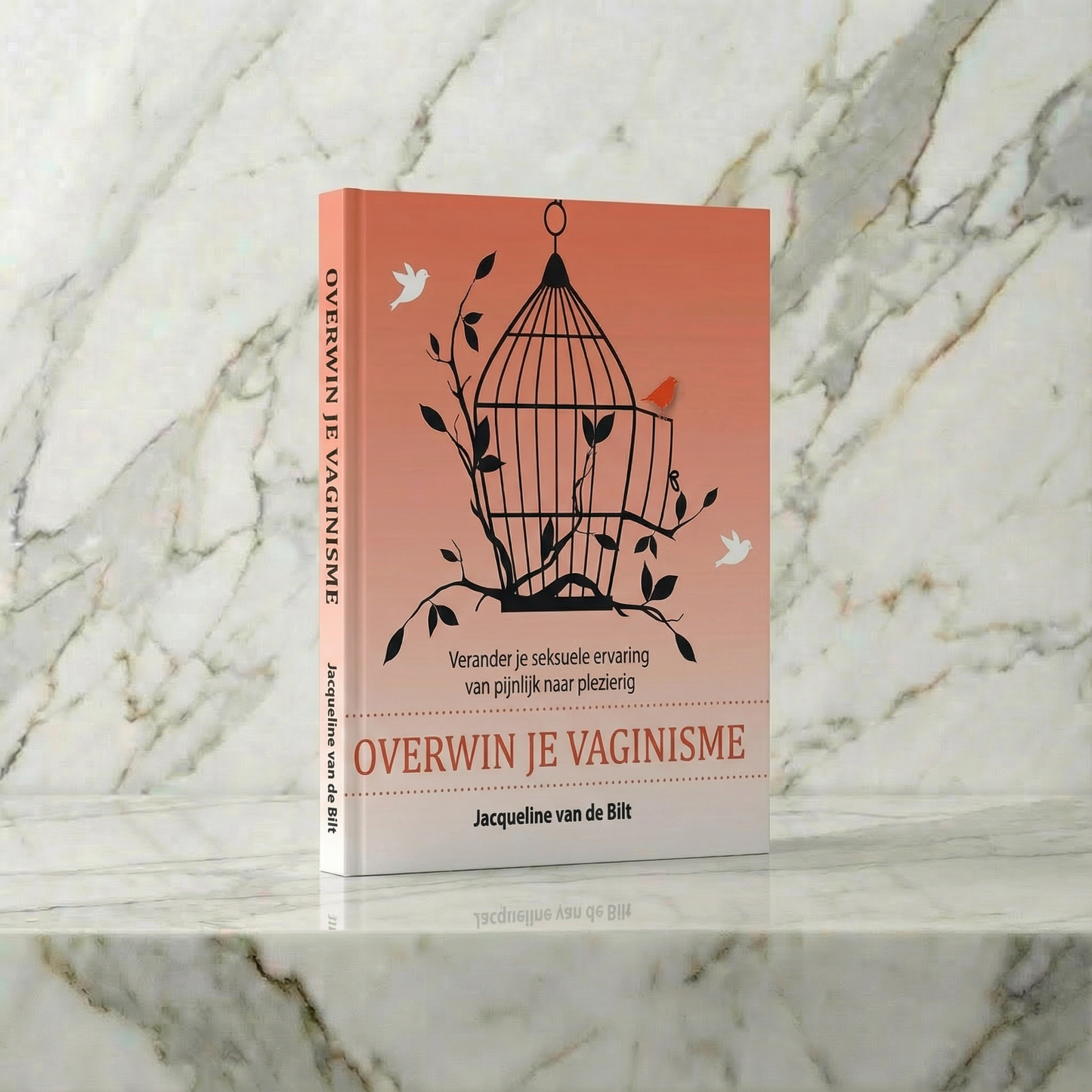 Overwin je vaginisme boek van De Paarse Keizerin op witte achtergrond