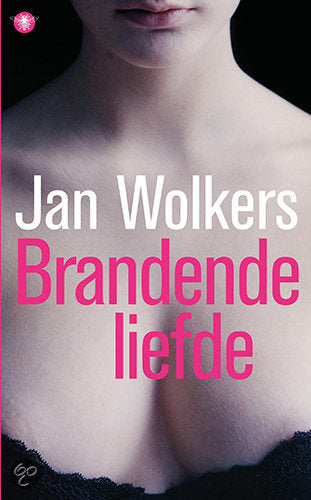 Brandende Liefde boek van Jan Wolkers uitgegeven door De Paarse Keizerin op witte achtergrond