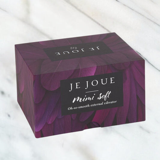 Bovenaanzicht Mimi Soft Edition zwart met zichtbare contouren en premium siliconen afwerking