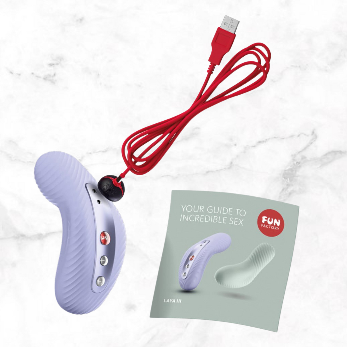 Close-up van bedieningsknoppen en hoogwaardige siliconen afwerking Laya 3