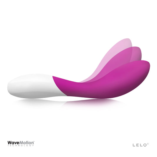 Lelo Mona Wave zwarte intimate wellness vibrator vooraanzicht op witte achtergrond
