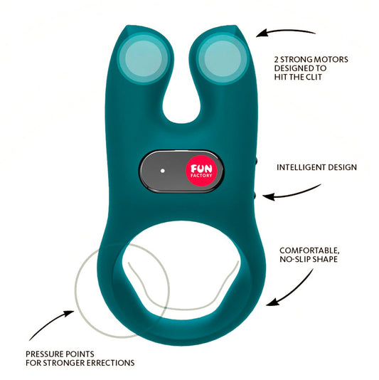 Luxe verpakking van De Paarse Keizerin met NOS cockring en bijbehorende accessoires