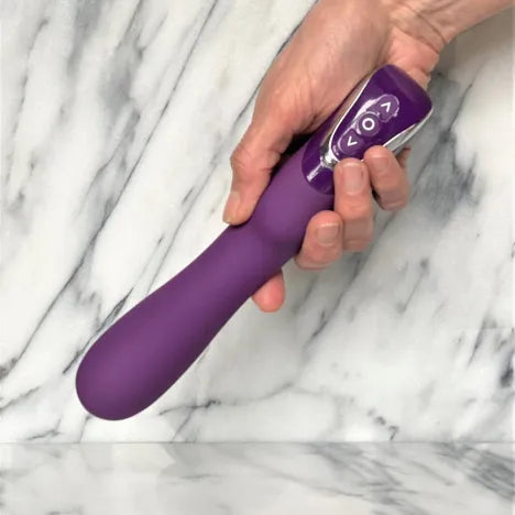 Close-up detail van Roxy bedieningsknoppen en zijdezachte textuur