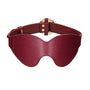 Oogmasker in stijlvol Burgundy lederlook