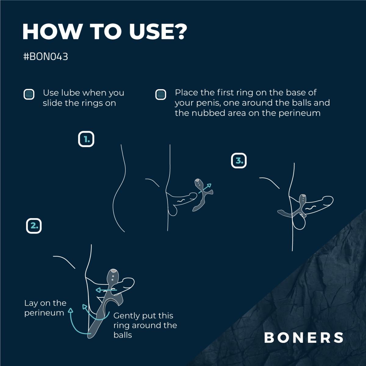 Boners Triple Cockring