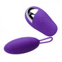 Paarse Spot vibrator van De Paarse Keizerin, compacte 2-in-1 design op witte achtergrond