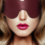 Oogmasker in stijlvol Burgundy lederlook