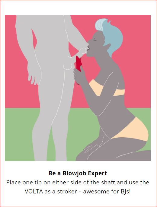 Volta vibrator van Fun Factory in elegante vorm op witte achtergrond