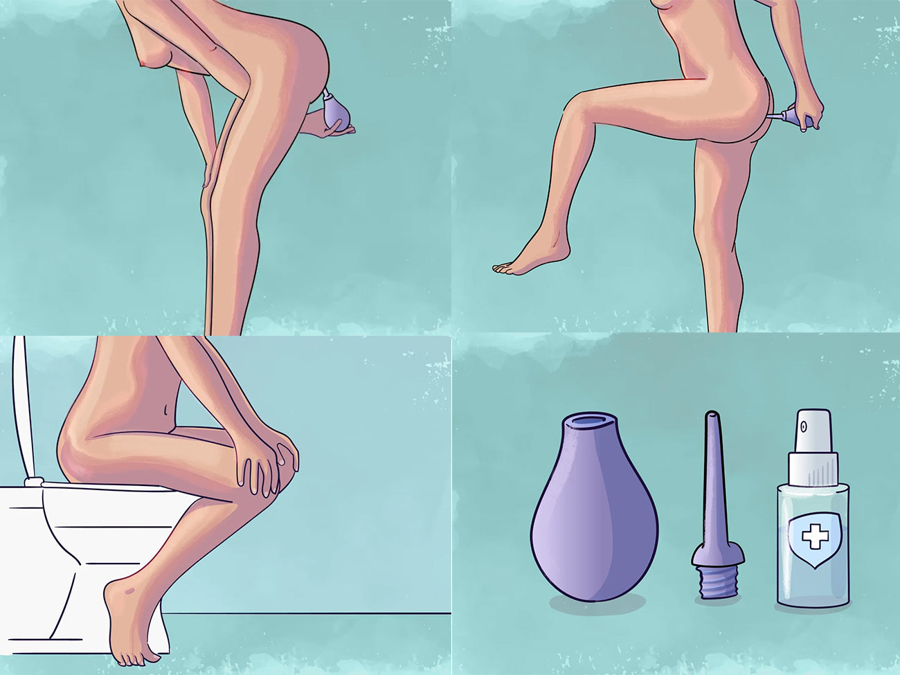 Afbeelding bij het artikel Hoe gebruikt u een anale douche? op De Paarse Keizerin over hoe werkt een anaal douche