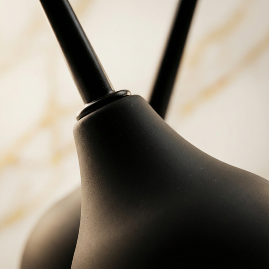 Close-up detail van de spuitkop en ventiel van de Classic Bulb Douche