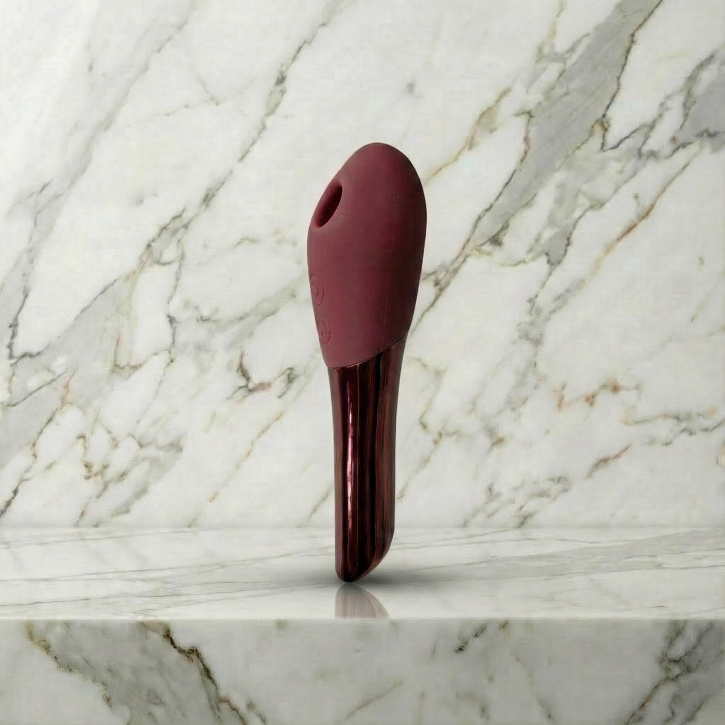 Close-up van bedieningsknoppen en hoogwaardige afwerking van de lichtblauwe Lyra