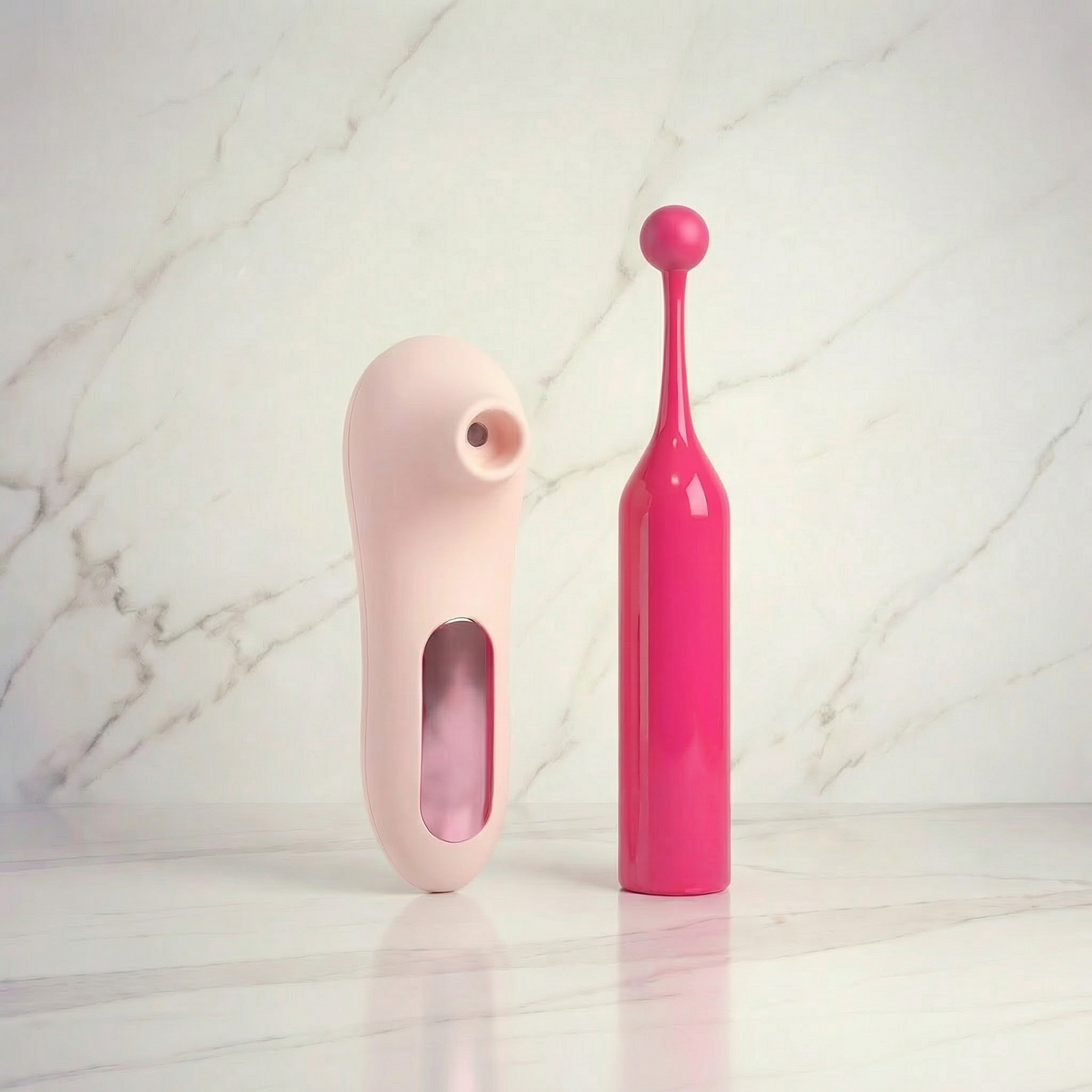 Detail van Rocky luchtdruk-vibrator en Rock Star pinpoint-vibrator, specificaties