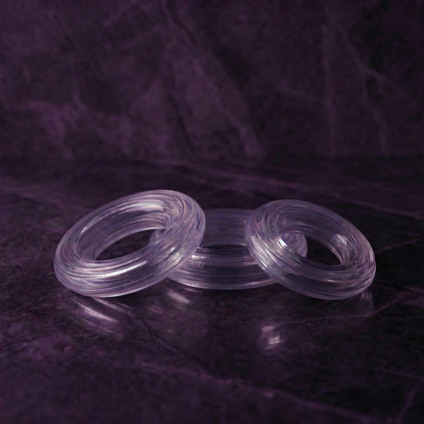 Overzichtsfoto cockring Basic maat S met alle productonderdelen zichtbaar