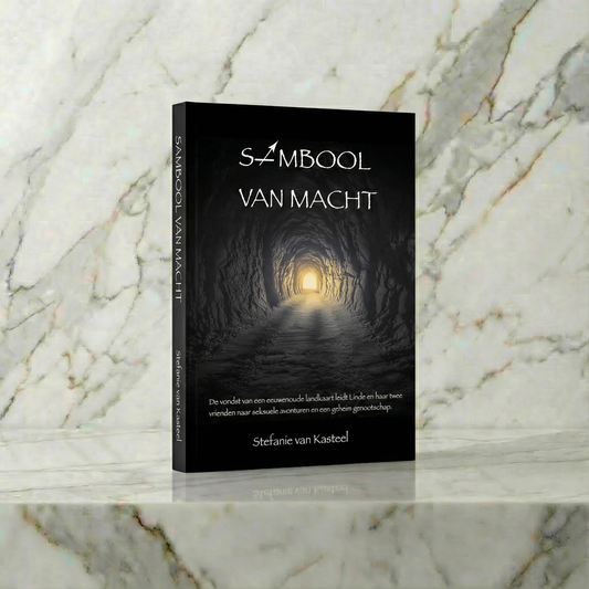 Symbool van Macht erotische thriller roman cover van Stefanie van Kasteel bij De Paarse Keizerin