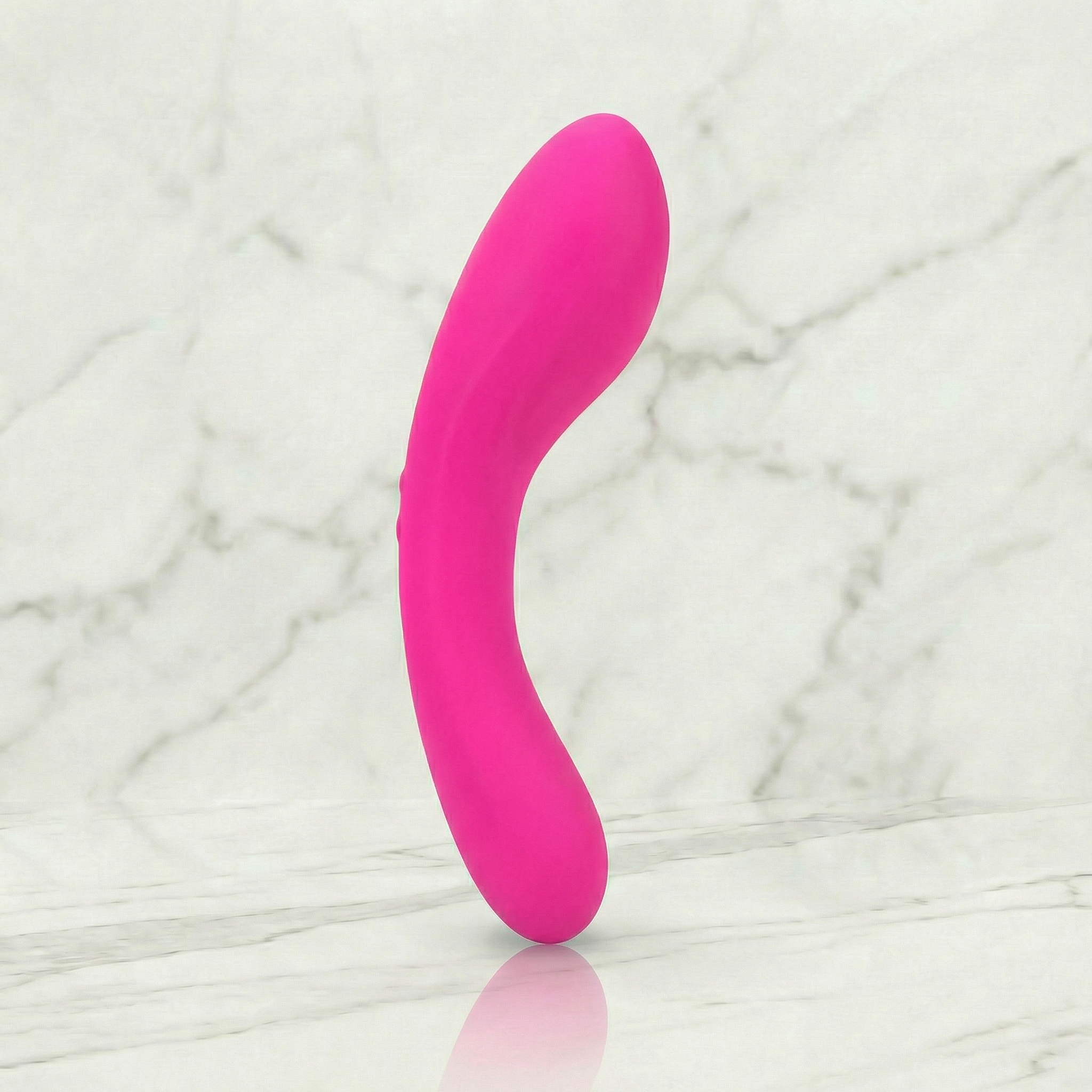 Roze Swan stimulator van De Paarse Keizerin, vooraanzicht op witte achtergrond