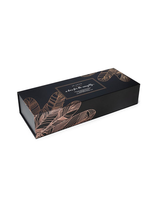 Close-up detail van Je Joue producten uit De Paarse Keizerin cadeauset