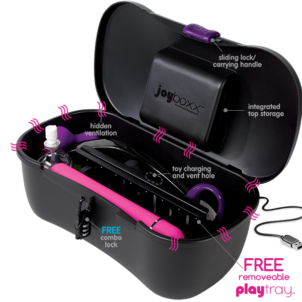 Detail van hoogwaardige afwerking en sluitmechanisme van De Paarse Keizerin opbergbox