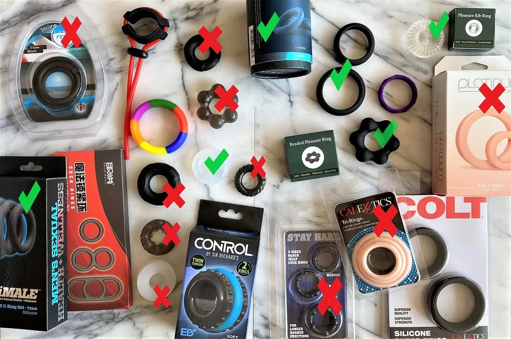 meerdere penisringen getest