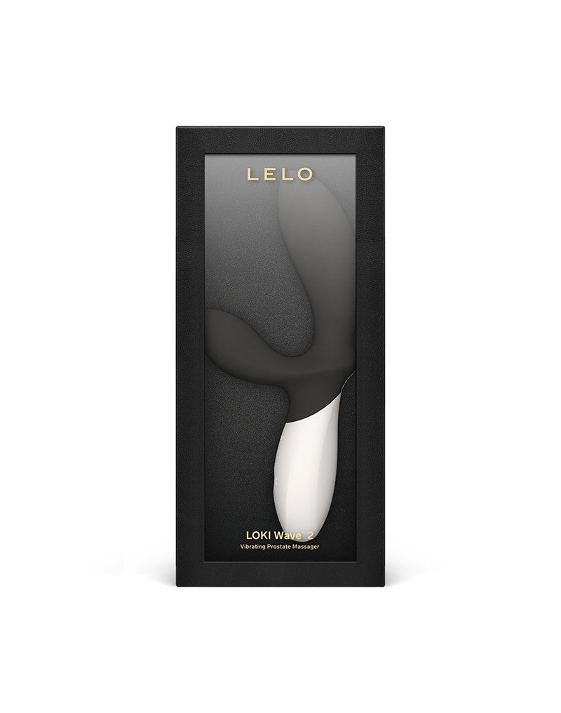 Luxe Lelo verpakking met Loki Wave 2 prostaat vibrator en bijgeleverde accessoires