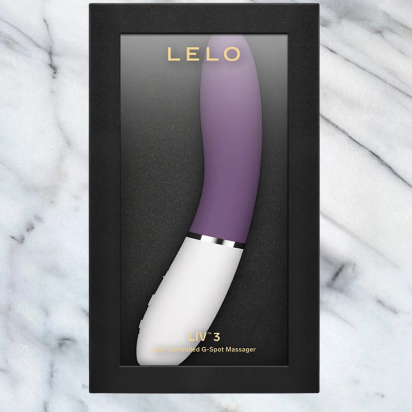 Detail textuur en materiaal Lelo Liv 3 met premium siliconen afwerking