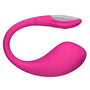 Elegante presentatie Lovense Lush 4 app-bestuurbare vibrator in sfeervolle minimalistische setting