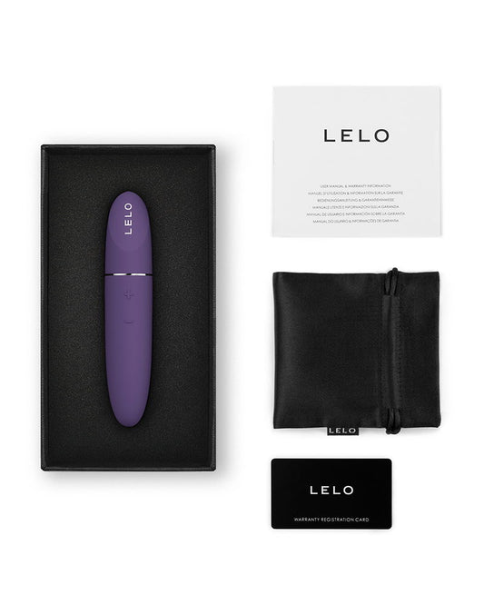 Luxe verpakking van Lelo Mia 3 met product en accessoires