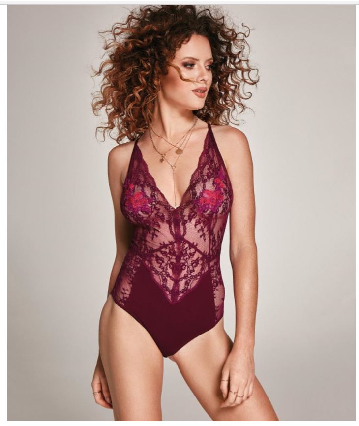 Pikante body van Vanilla  in paars