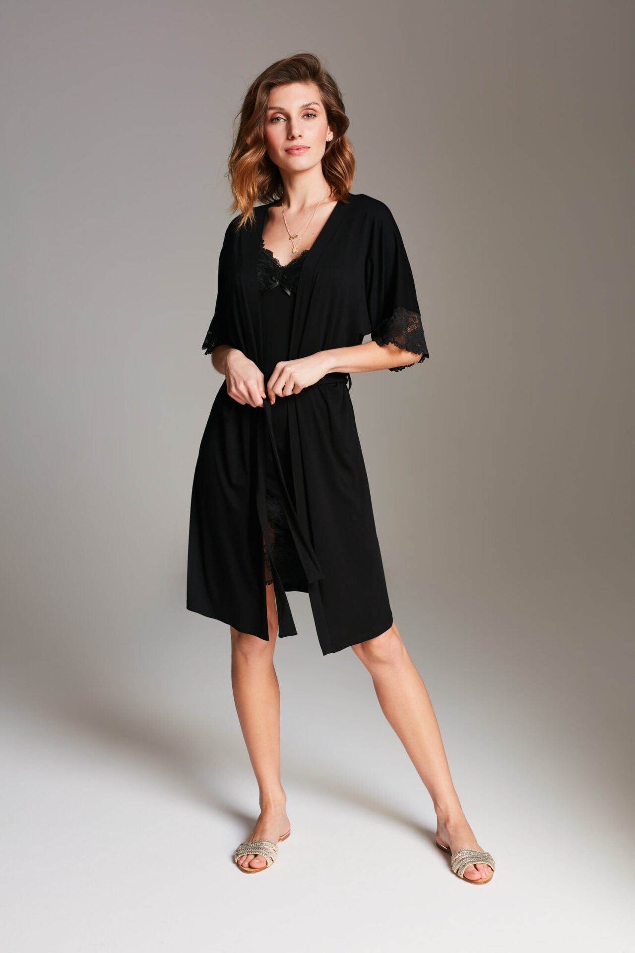 Robe van Vanilla in zwart