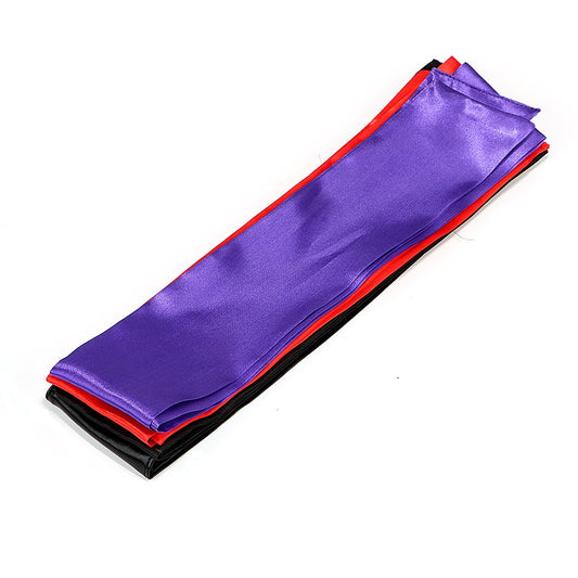 Verpakking van De Paarse Keizerin zwart satijnen lint voor intimate wellness