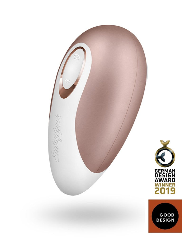 Satisfyer Pro 2 Deluxe in roségoud-wit, winnaar German Design Award 2019 en Good Design Award