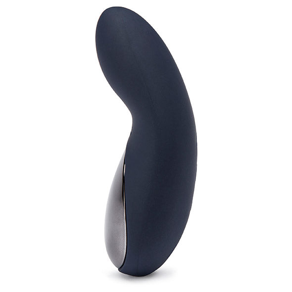 Fifty Shades Darker Delicious Tingles clitorisstimulator in donkerblauw siliconen – zijaanzicht