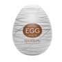 Tenga-Egg Silky 2 van De Paarse Keizerin op witte achtergrond met elegante vormgeving