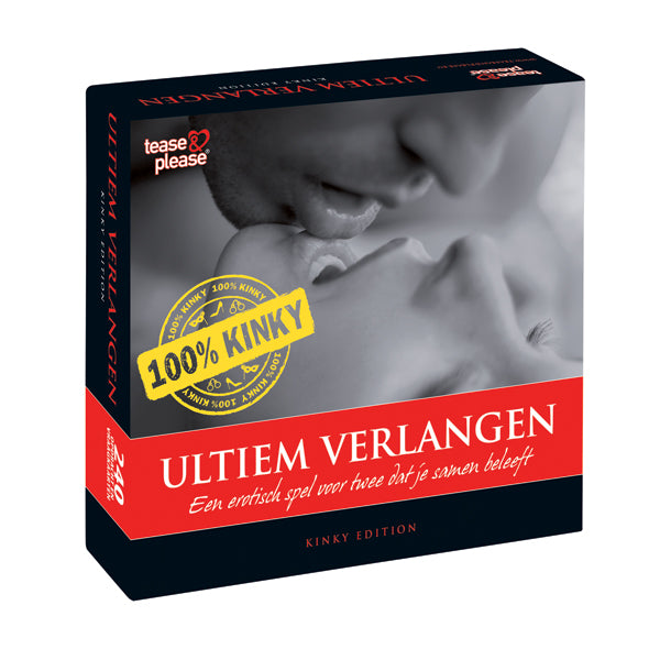 Ultiem Verlangen 100% Kinky erotisch spel van De Paarse Keizerin op witte achtergrond