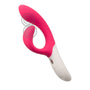 We-Vibe Nova roze rabbit vibrator met vibratiepunten aangeduid op beide armen