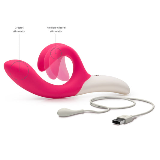 We-Vibe Nova met G-spot stimulator en flexibele clitorisarm - USB-oplaadkabel