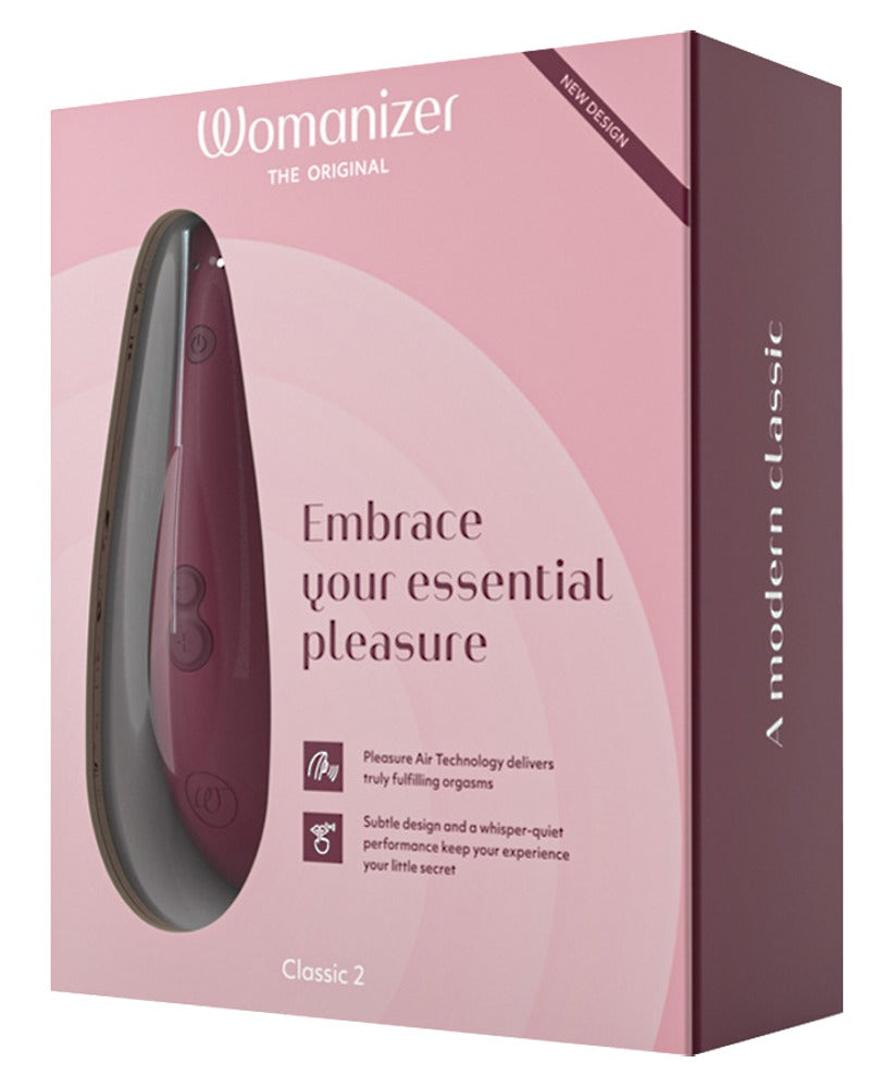Detail van Womanizer Classic 2 stimulatiekop en zwarte siliconen materiaalafwerking