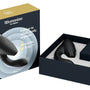 Premium zwarte Womanizer Duo 2 met focus op Pleasure Air technologie opening